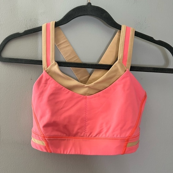 Lululemon Rack Pack Bra Very Light Flare / Peach Fuzz Size 4 - Picture 10 of 10